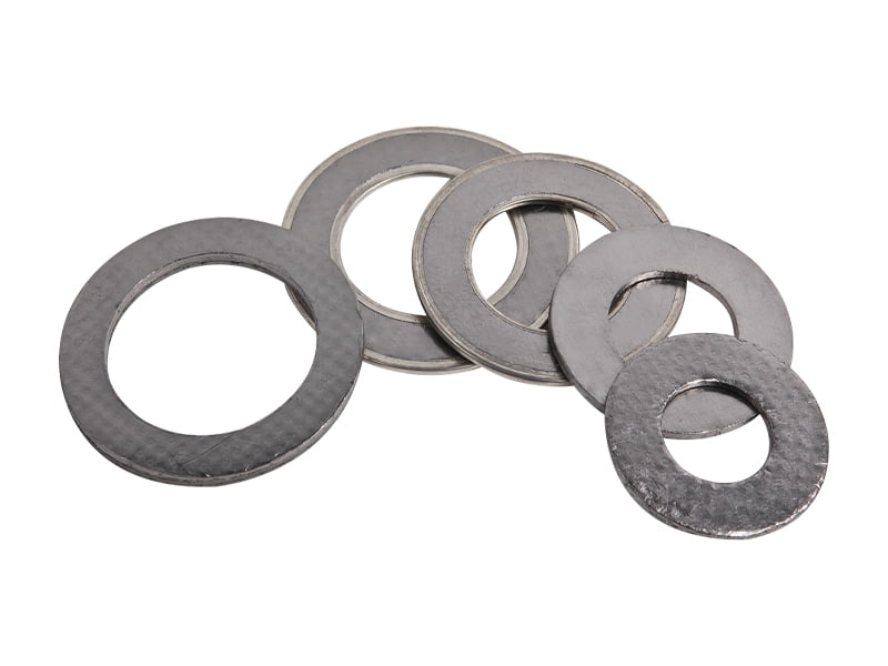 Graphite gaskets are a common choice