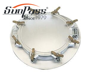 DN300 DN500 Low Profile Manlid Inspection Hatch Assembly ISO Tank Container Spare Parts From Sunpass