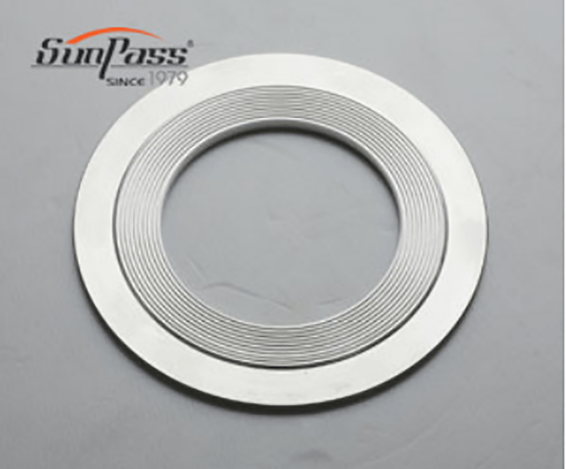 SUNPASS For superheated steam, high pressure hydrocarbon or chemical service Metal Kamprofile Serrated Gasket