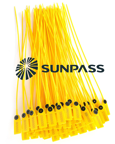 The American Customer Ordered Logistics Pull Tight Zip Tie Adjustable Length Plastic Security Seals for Fuel Tank Car From Sunpass