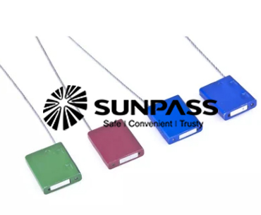 High Security Single Use Zinc Alloy Steel Wire Customs Aluminum Container Cable Seal from SUNPASS