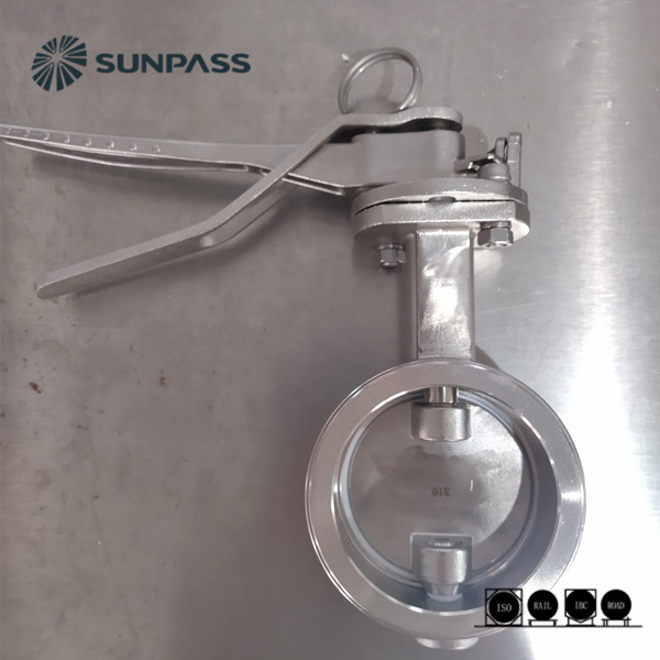 Clamped Butterfly Valve