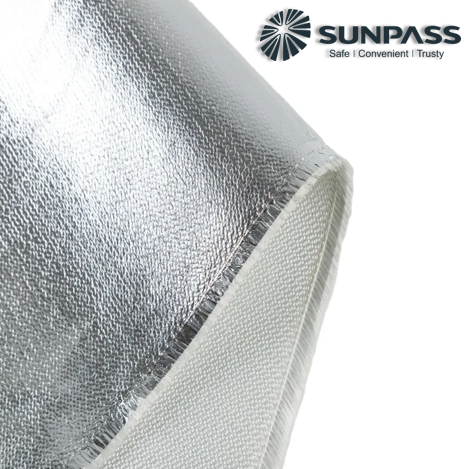 The Australian Customer Ordered 100Rolls Fiberglass cloth coated aluminum foil From TOP-SEALING.