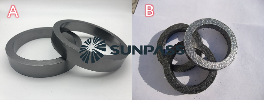 Flexible Pure Dia Formed Graphite Packing Ring Gasket