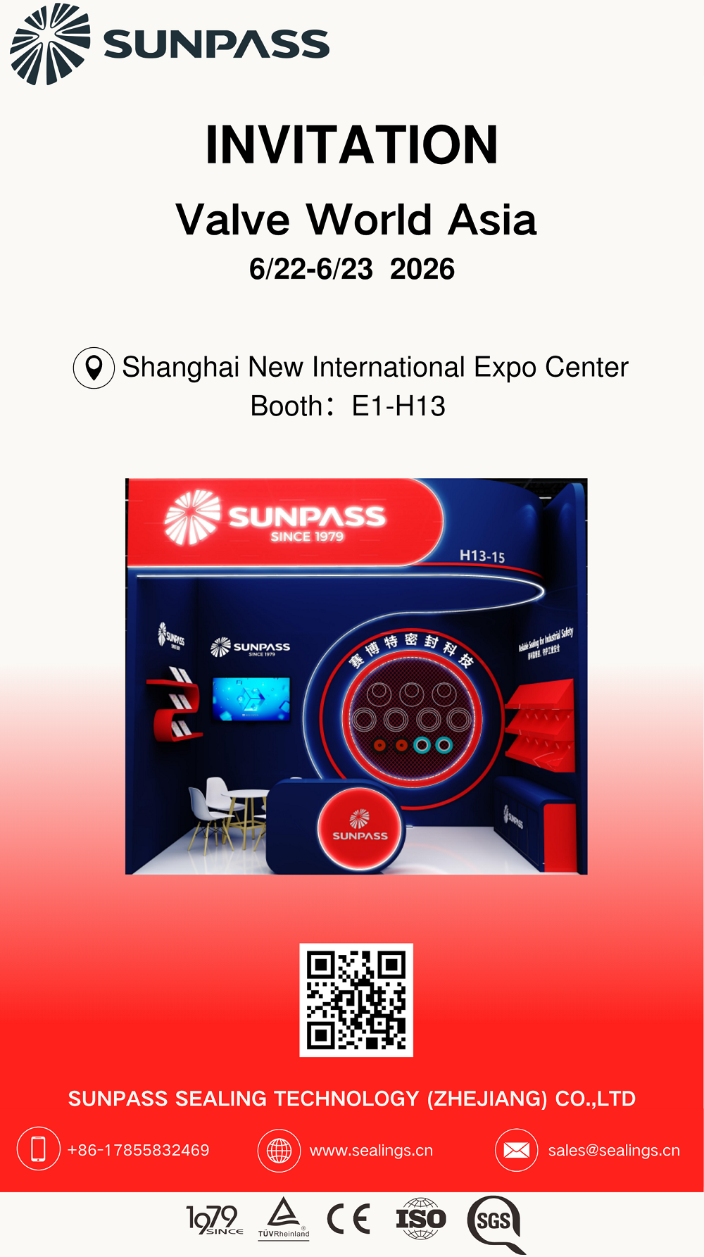 SunPass Invitation | Valve World Asia 2026 (Shanghai)